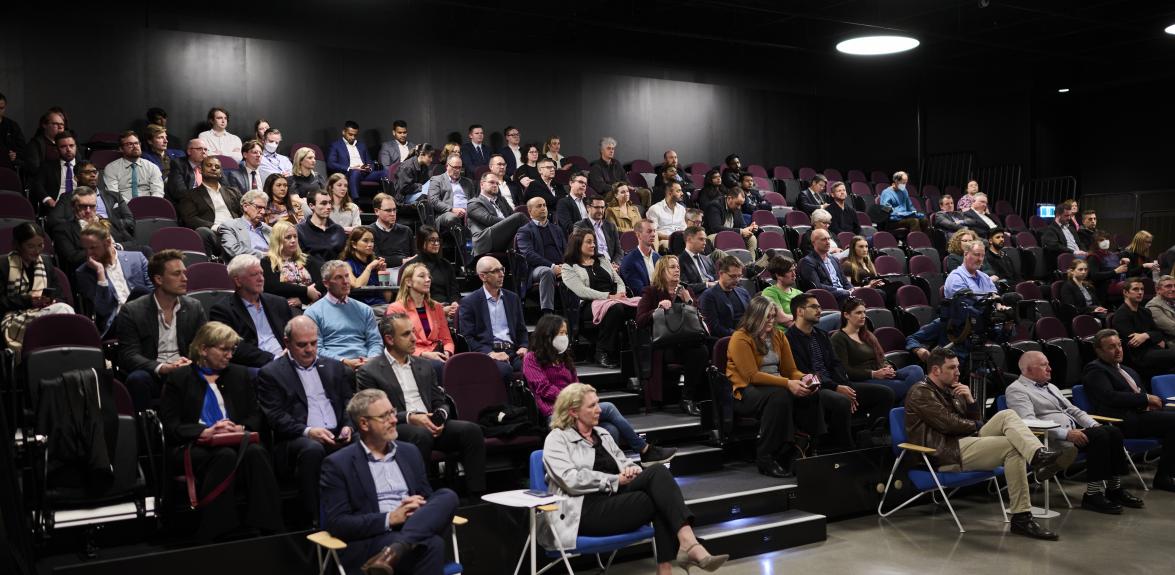 audience at the ANU InSpace showcase