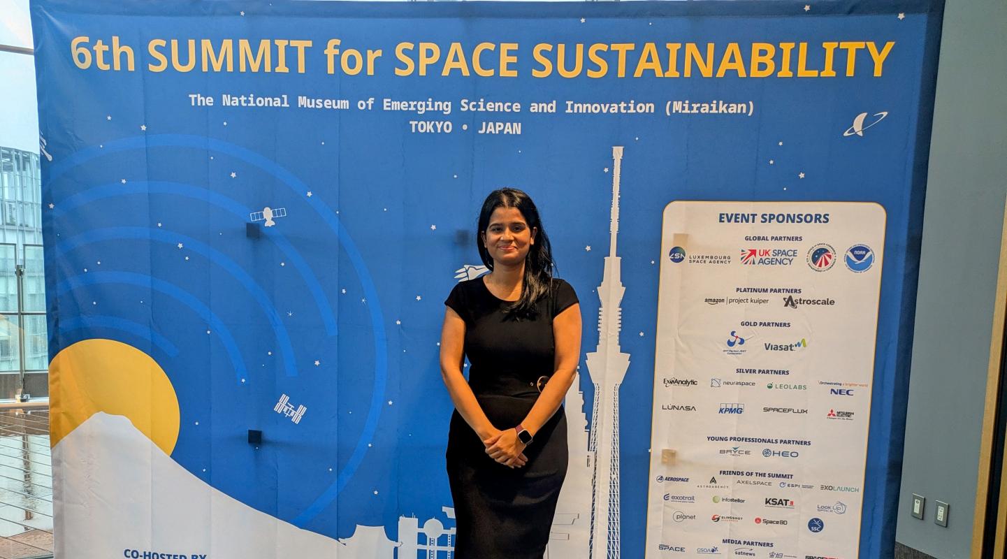 Natasha at 6th Summit for Space Sustainability