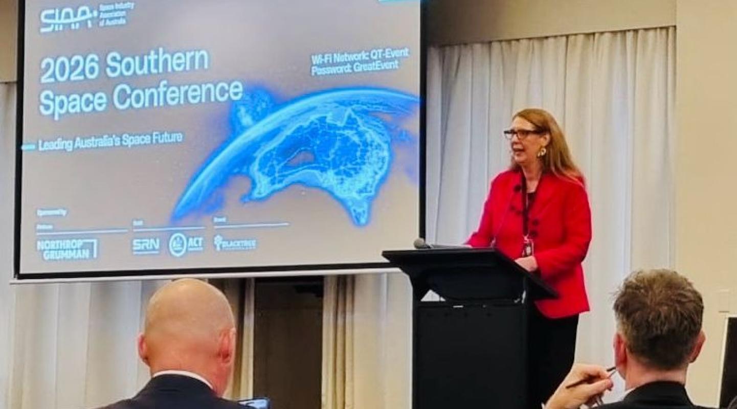 Professor Anna Moore, Director of InSpace was delighted to MC at Space Industry Association of Australia’s Southern Space conference