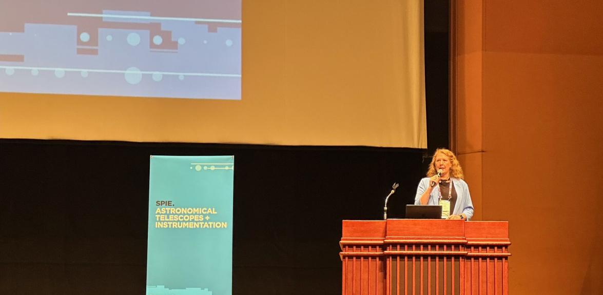 Anna speaking at SPIE Conference